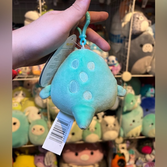Squishmallows Nessie the Loch Ness Monster 3.5” Stuffed Plush Clip On - Picture 2 of 3